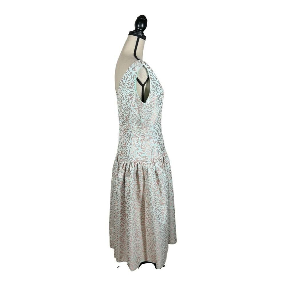 Queen of Heartz by Letty Tennant Metallic Retro Inspired Party Dress - Picture 3 of 5